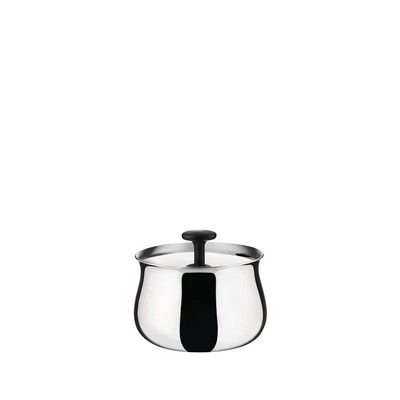 cha sugar bowl in polished 18/10 stainless steel